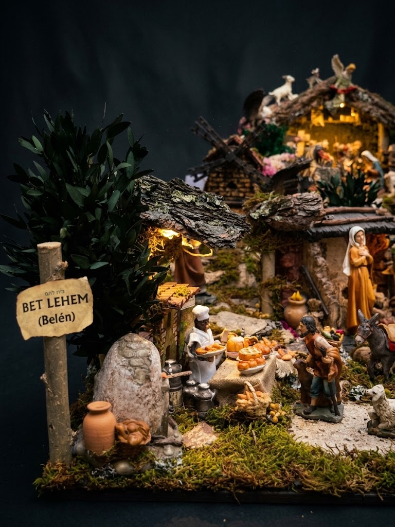 Mercado de Belén con panadería